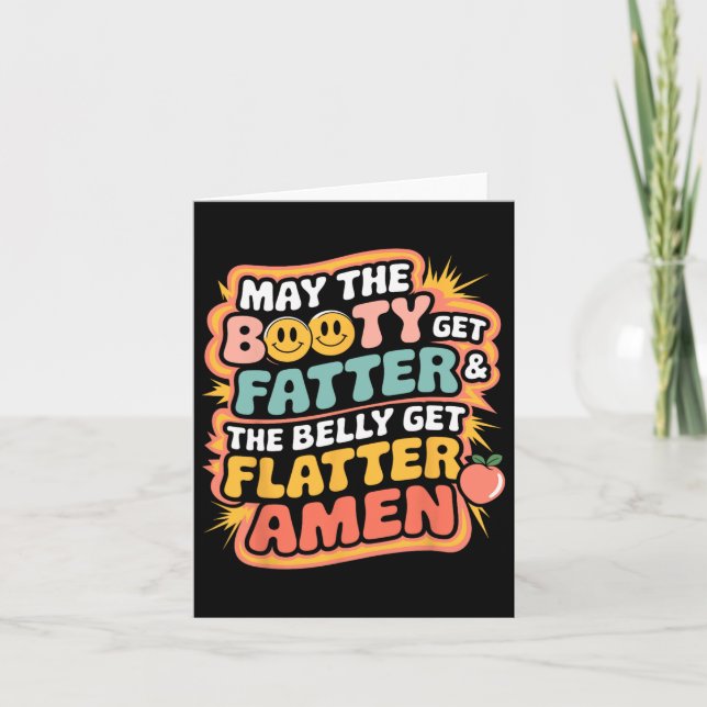 Tarjeta Que El Booty Se Ponga Más Rápido Y Que El Belly Se (Anverso)