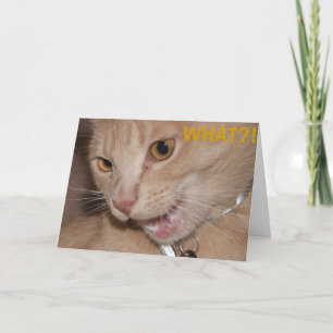 Tarjeta ¿QUÉ? ¡¿Eres TAN viejo?!