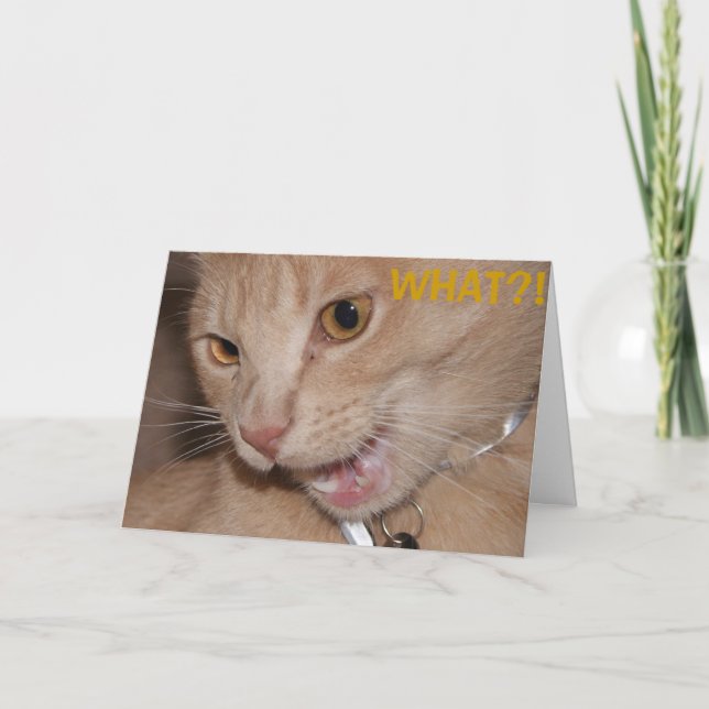 Tarjeta ¿QUÉ? ¡¿Eres TAN viejo?! (Anverso)