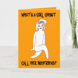 TARJETA ¿QUÉ ES LA LLAMADA CHICA GHOST A SU CARTA DE NOVIO