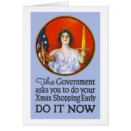 Tarjeta que hace compras del navidad de la Primera