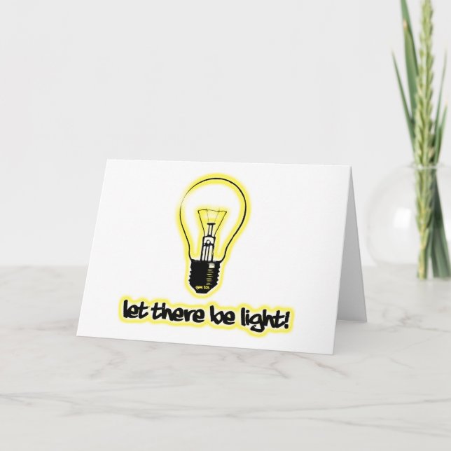 Tarjeta Que haya luz (Anverso)