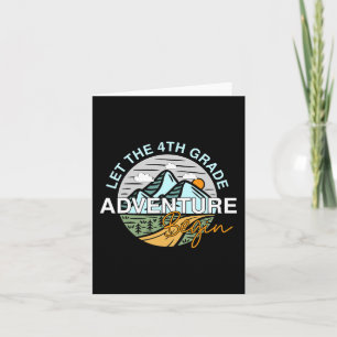 Tarjeta Que La Aventura De 4º Grado Comience A Divertirse