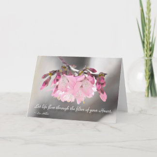 Tarjeta Que la vida fluya por el filtro de...