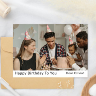 Tarjeta Que las velas de tu pastel brillen con intensidad