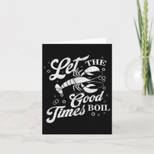 Tarjeta Que los buenos tiempos hiervan los peces gordos di