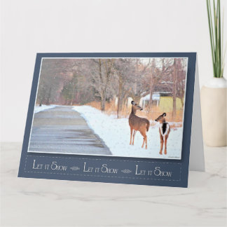 Tarjeta ¡Que nieve!