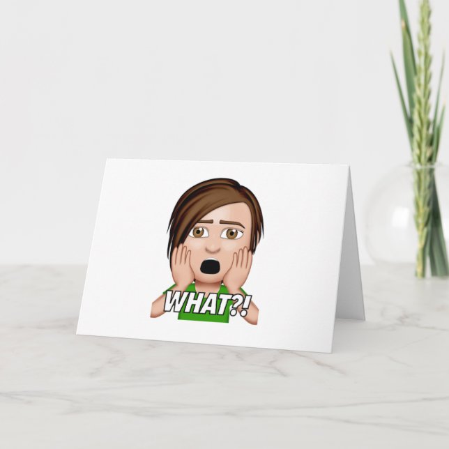 TARJETA ¿QUÉ? NO PUEDES SER ***50** CUMPLEAÑOS (Anverso)