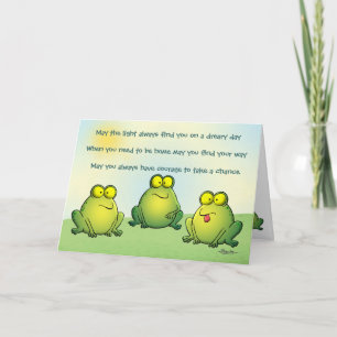 Tarjeta Que Nunca Encuentren Ranas En Sus Calzoncillos