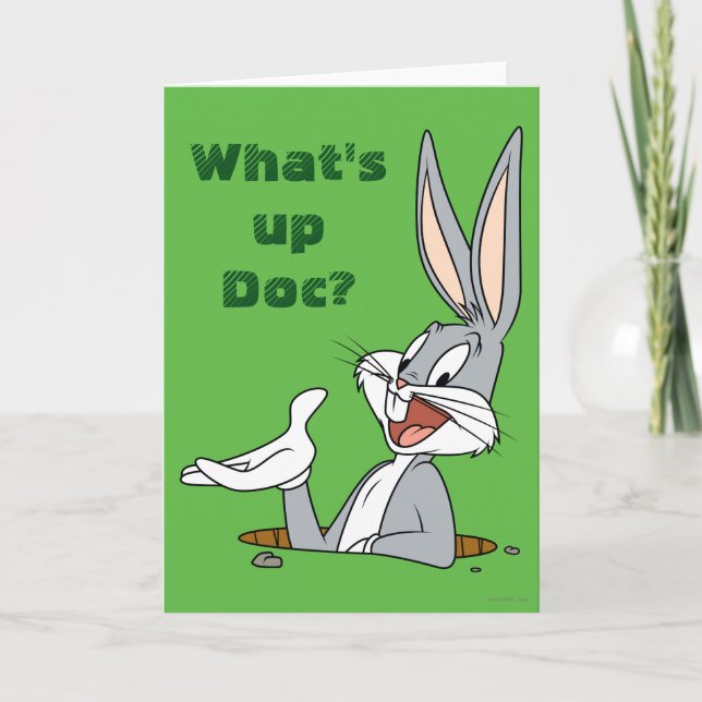 Tarjeta ¿QUÉ PASA DOC?™ BUGS BUNNY™ Rabbit Hole (Anverso)