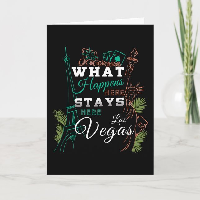 Tarjeta Qué Pasa En Las Vegas (Anverso)