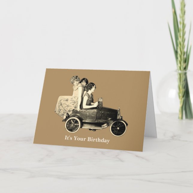 Tarjeta Que rueden los buenos tiempos (Anverso)