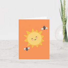 Tarjeta Que Seas Feliz Abeja