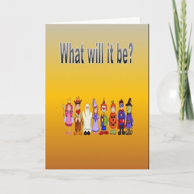 Tarjeta ¿Qué será? (Anverso)