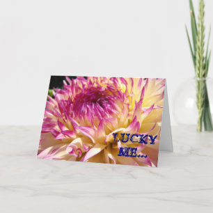 Tarjeta ¡Qué suerte tengo... de tener un mejor amigo como