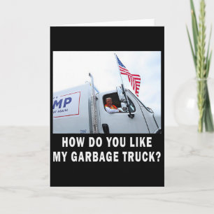 Tarjeta ¿Qué Te Pasa Con Mi Camión De Garaje Votando Trump