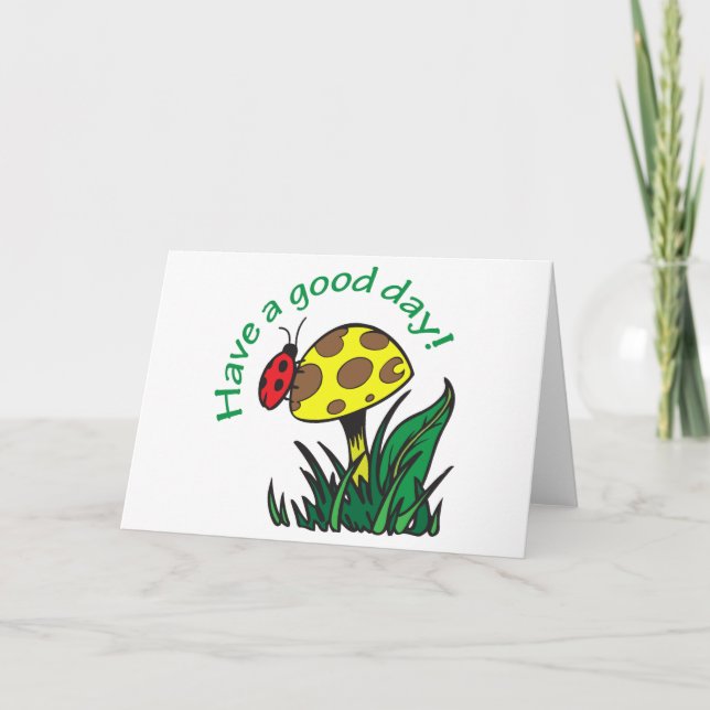 Tarjeta Que tengas un buen día (Anverso)