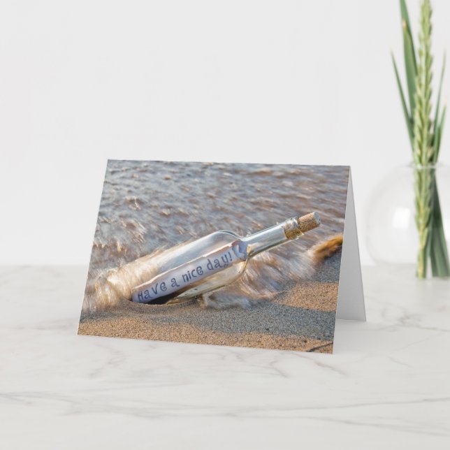 Tarjeta Que tengas un buen día (Anverso)