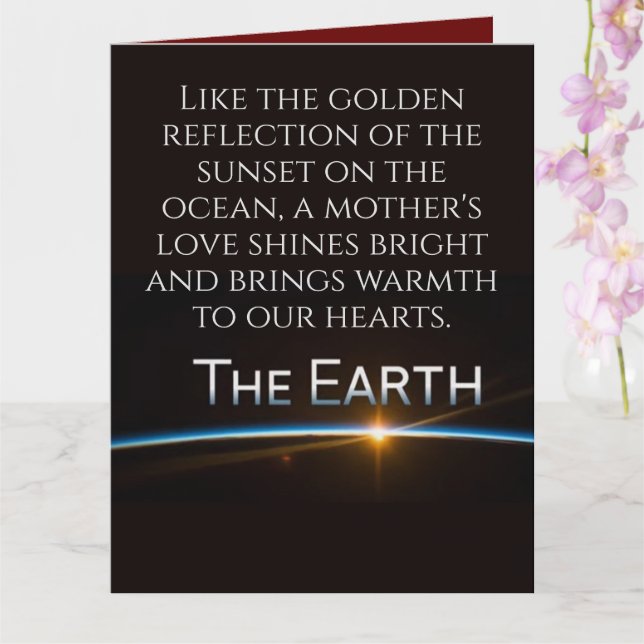 Tarjeta Que tengas un Feliz y Bendito Día de la Madre con  (Orquídea)