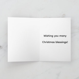 Tarjeta Que tengas una Navidad muy oso