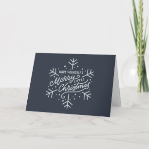 Tarjeta Que tengas unos buenos Navidades - Copo de nieve