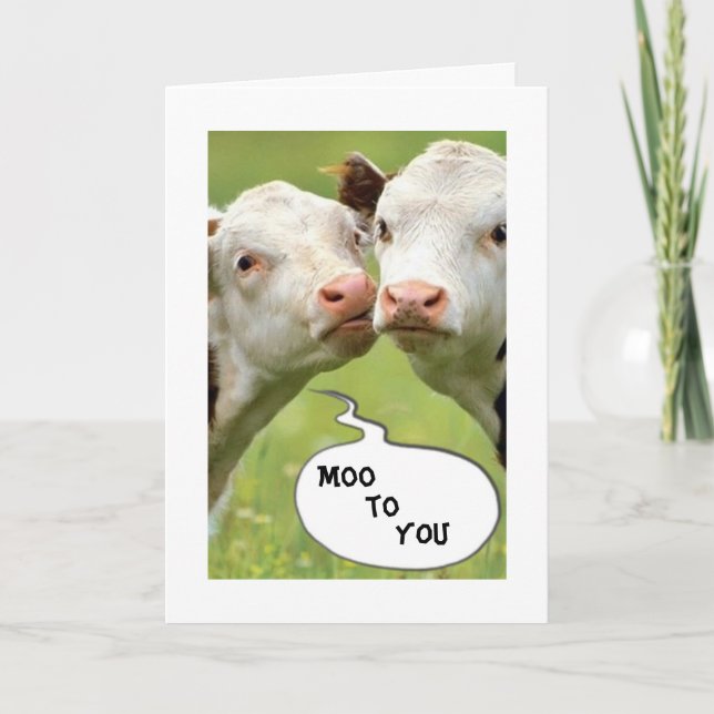 TARJETA QUÉ TIENEN QUE VER LAS VACAS CON HALLOWEEN (Anverso)