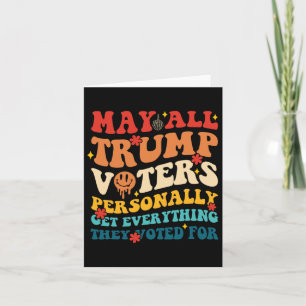Tarjeta Que todos los votantes de Trump lo hagan todo pers
