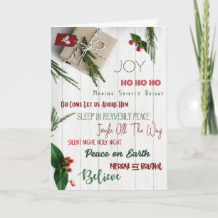 TARJETA QUE "TODOS" SUS NAVIDADES DESEEN HACERSE REALIDAD