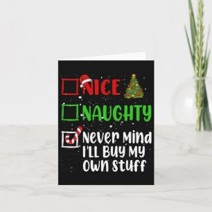 Tarjeta Qué traviesa que no me importa que compre mis prop