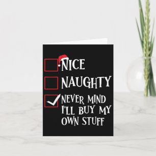 Tarjeta Qué traviesa que no me importa que compre mis prop