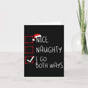 Tarjeta Qué travieso me voy de las dos maneras en que los 