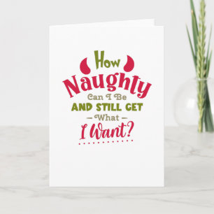 Tarjeta Qué travieso puedo ser