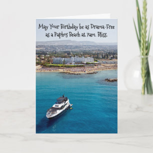 Tarjeta Que tu cumpleaños sea tan libre de drama como un .