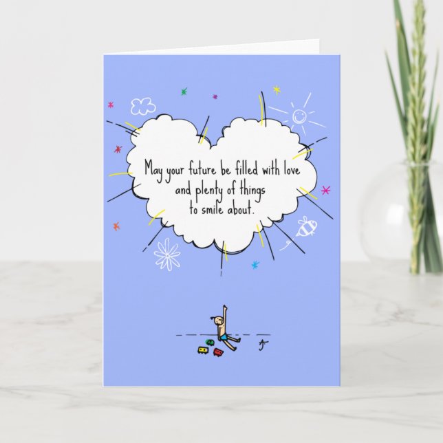 Tarjeta Que tu futuro esté lleno de amor (Anverso)