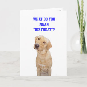 Tarjeta ¿Qué usted significa " cumpleaños"?