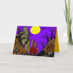 Tarjeta Quebrada de Halloween