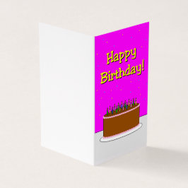 Tarjeta Quemadura de Cumpleaños
