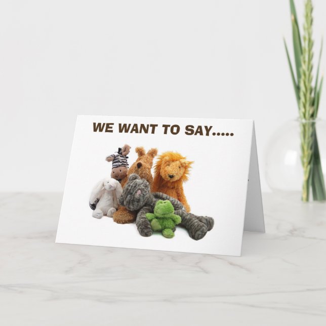 TARJETA QUEREMOS DECIRLES —FELIZ CUMPLEAÑOS PARA TI (Anverso)