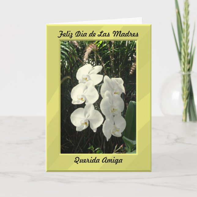 Tarjeta Querida Amiga del diámetro de las madres de Feliz (Anverso)