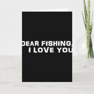 Tarjeta Querida Pesca Te Amo 