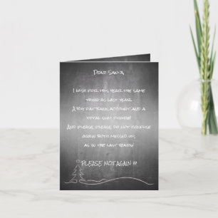 Tarjeta Querido buen Santa