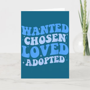 Tarjeta Querido Elegido Amado Adoptado Te Tengo