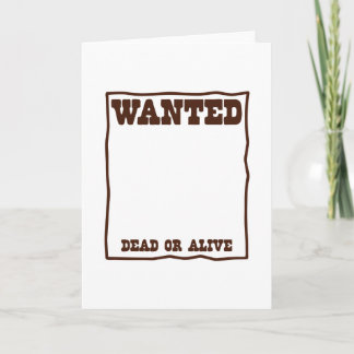 Tarjeta QUERIDO muerto o poster vivo con fondo en blanco