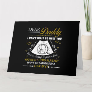 Tarjeta Querido papá, feliz primer día del padre