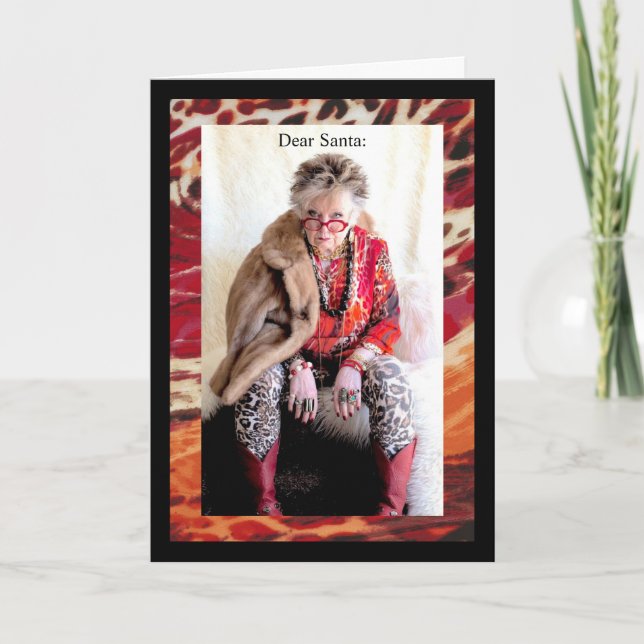 Tarjeta Querido Papá Noel (Anverso)