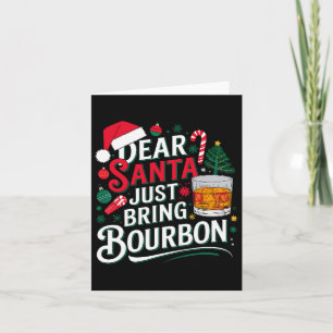 Tarjeta Querido Papá Noel, trae a los Navidades Borbones.