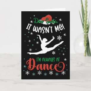 Tarjeta Querido Santa No Fui Yo Siempre Estoy En Llet C De