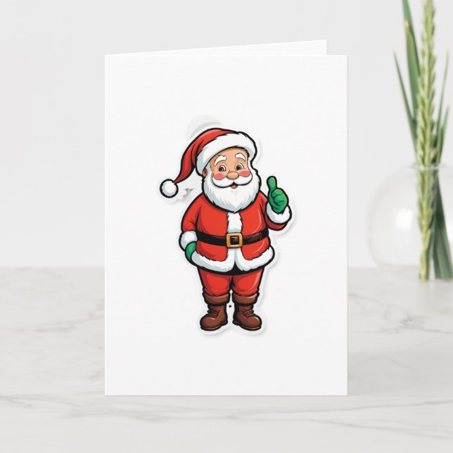 Tarjeta Querido Santa, Puedo Explicar...” (Anverso)