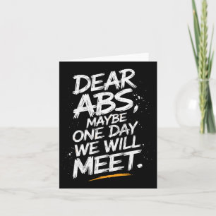 Tarjeta Queridos Abs Tal Vez Un Día Nos Encontraremos Con 