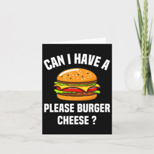 Tarjeta Queso de hamburguesa Quese Bbq Funny Sa